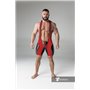 MASKULO - Wrestling Singlet Codpiece full thigh Pads Red