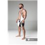 MASKULO - Wrestling Singlet Codpiece full thigh Pads White