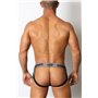 Moto X Zipper Jockstrap Grey