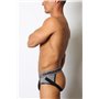 Moto X Zipper Jockstrap Grey