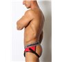 Moto X Zipper Jockstrap Red