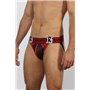 Sniper Neoprene Jock w/ Side Pocket Red