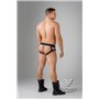 EnForce Waist-high Codpiece Jockstraps Black