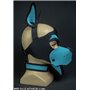 Neo WOOF! Head Harness Aqua