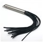 Flogger 24 leather strings - Aluminium handle - 53cm